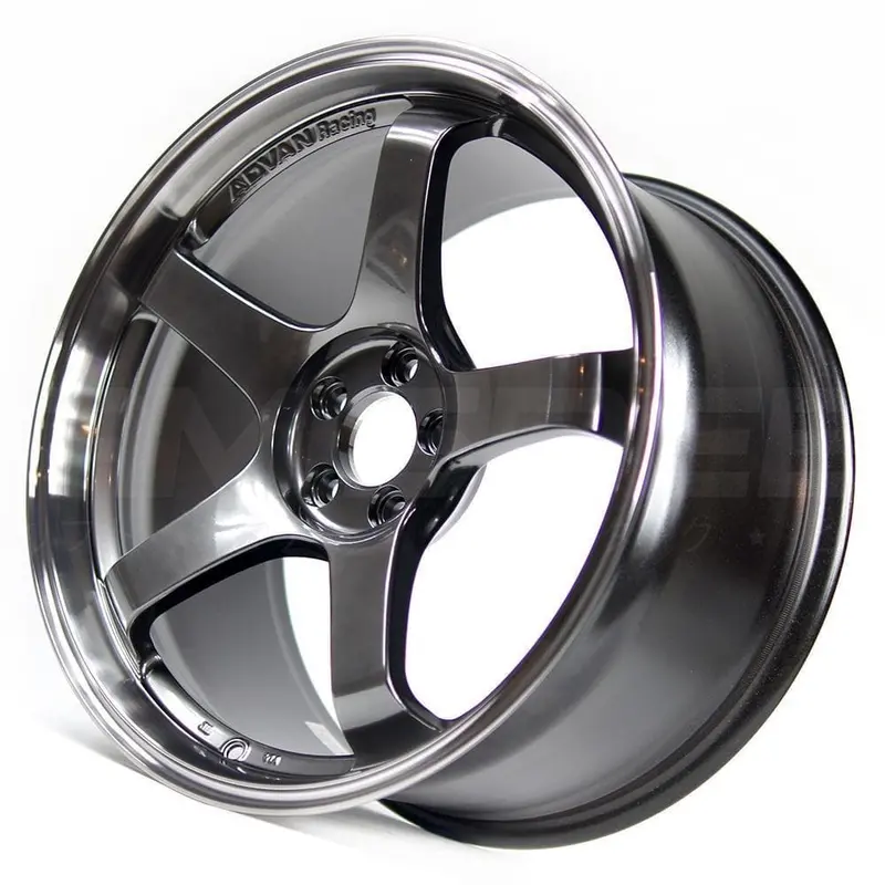 Advan Gt 18X8 +45 5-100 Machining/Racing Metal Black Wheel 1