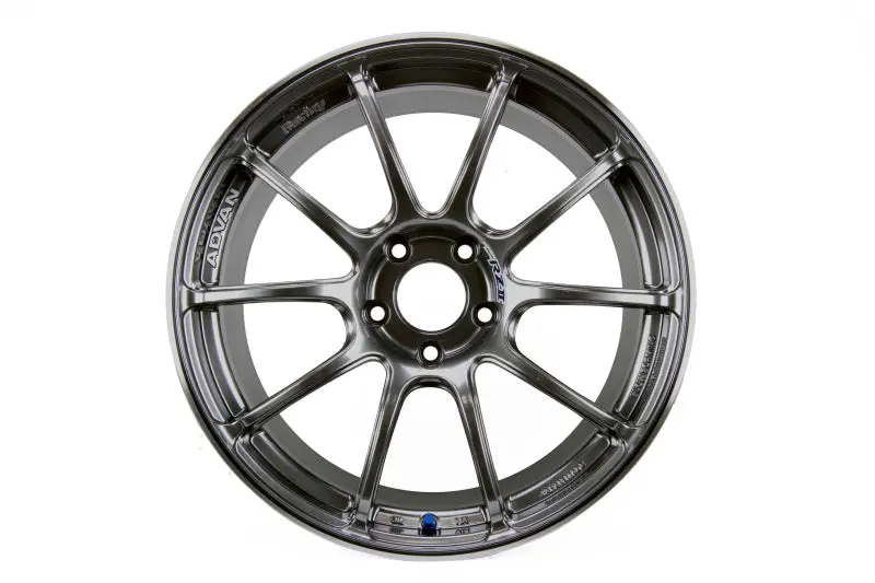 Advan Rzii 17X8.5" +31 5-114.3 Racing Hyper Black Wheel 1