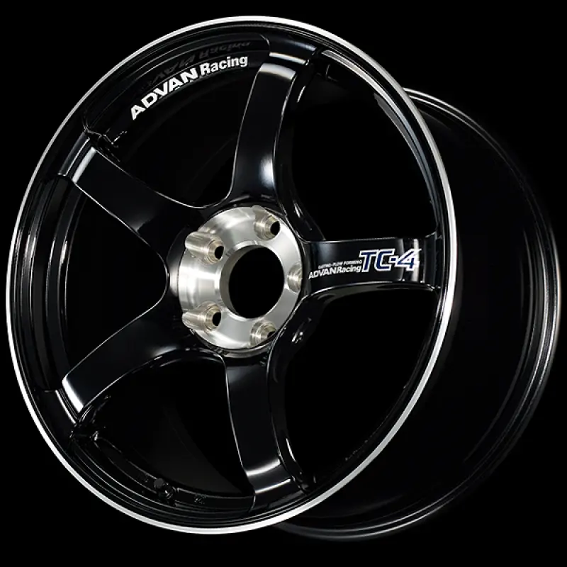 Advan Tc-4 Se 18X7.5 / +42 Offset / 5-112 / 66.5Mm Bore / Racing Gloss Black & Diamond Cut 1