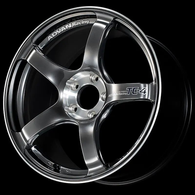 Advan Tc-4 Se 18X8.0 / +47 Offset / 5-100 / 63Mm Bore / Racing Hyper Black & Diamond Cut 1