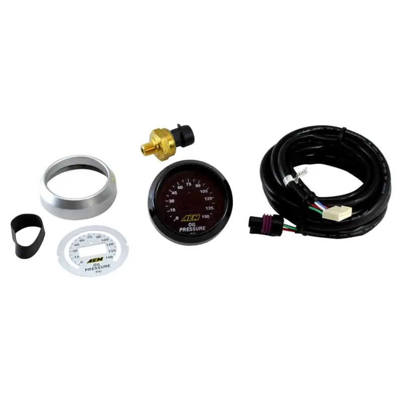 Aem 52Mm Oil Pressure 150Psi Digital Gauge (30-4407) 1
