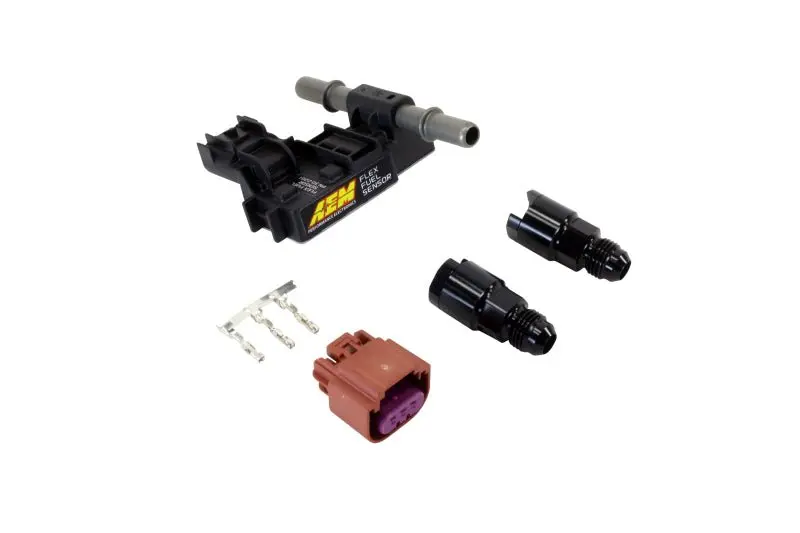 Aem Ethanol Content Flex Fuel Sensor W/ -6An Fittings Kit 1