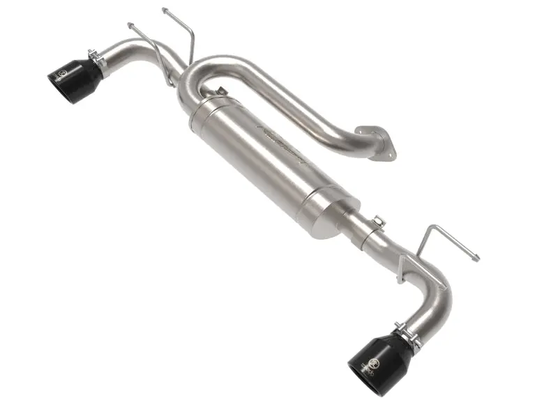 Afe 19+ Mazda 3 L4 2.5L Takeda 3In To 2.5In 304 Stainless Steel Axle-Back Exhaust W/ Black Tip 1
