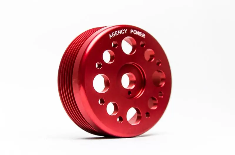 Agency Power 2017+ Toyota Gt-86 / 2013+ Subaru Brz / 13-16 Scion Fr-S / Lightweight Crank Pulley Red (Ap-Frs-130R) 1