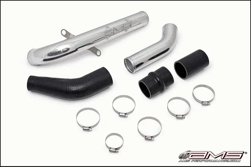 Ams Performance 08-15 Mitsubishi Evo X Upper I/C Pipe - Black Powder Coat (Ams.04.09.0002-2) 1