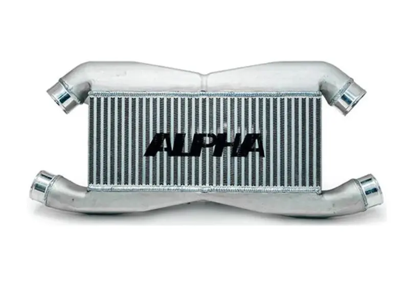 Ams Performance 2009+ Nissan Gt-R R35 Replacement Alpha Front Mount Intercooler For Ic Piping W/Logo (Alp.07.09.0007-1) 1