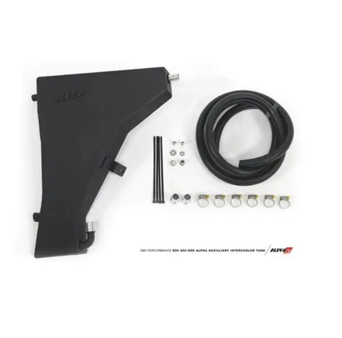 Ams Performance 2017+ Infiniti Q60 Red Sport Alpha Auxiliary Intercooler Tank (Alp.30.02.0001-1) 1