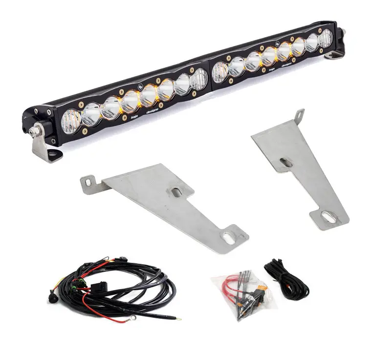 Baja Designs 2022+ Toyota Tundra 20In S8 Behind Bumper Light Mount Kit (448076) 1