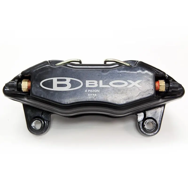 Blox Racing 4-Piston Replacement Caliper & Bleeder 1