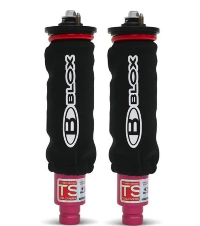 Blox Racing Neoprene Coilover Covers - Black (Pair) 1