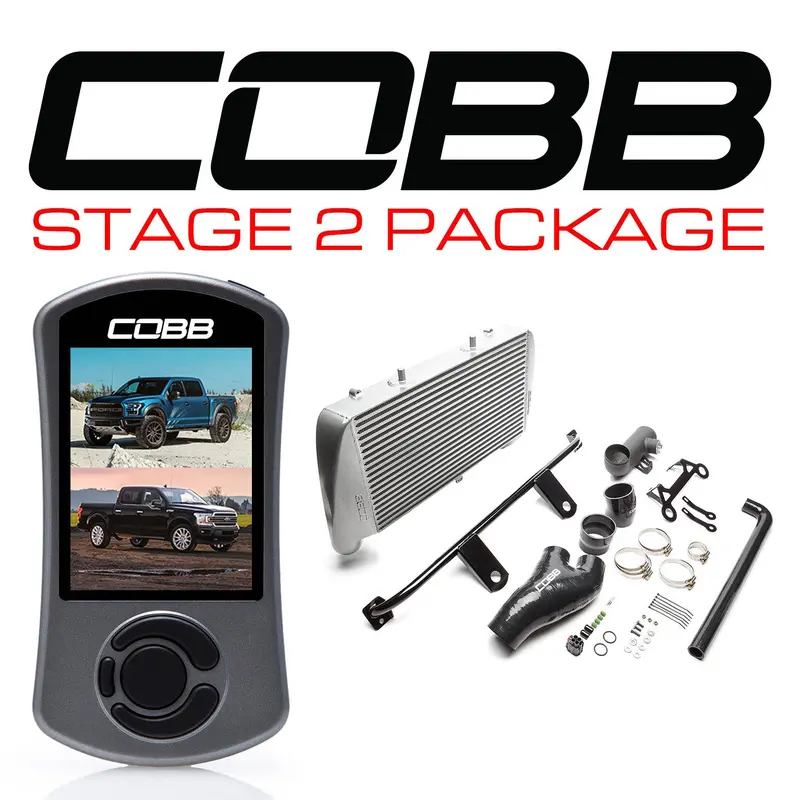 Cobb 17-20 Ford F-150 Ecoboost Raptor/Ltd. Stage 2 Power Package - Silver (No Intake) (For0050020sl-Ni) 1