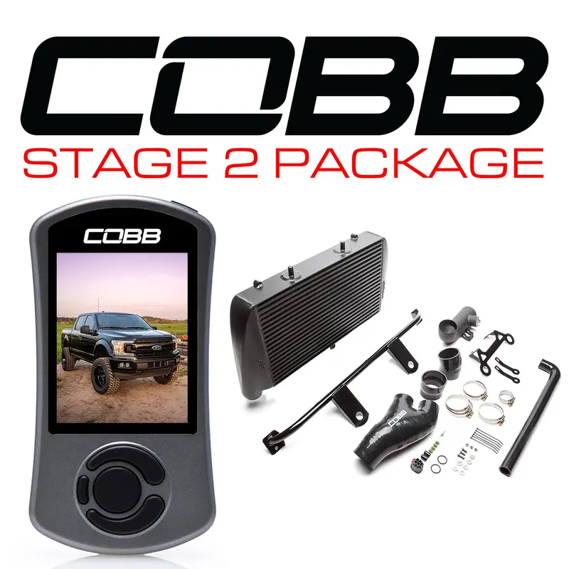 Cobb 2020 Ford F-150 Ecoboost 3.5L Stage 2 Power Package - Black (No Intake) (For0070020bk-Ni) 1