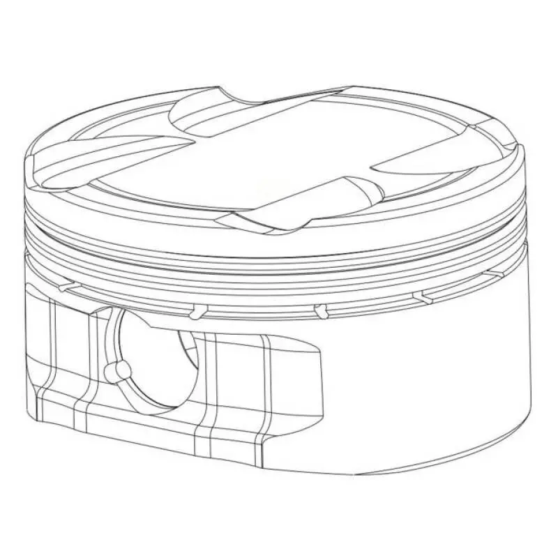 Cp Piston & Ring Set For Nissan Vr38dett - Bore (95.5Mm) - Size (Std) - Cr (9.0) 1