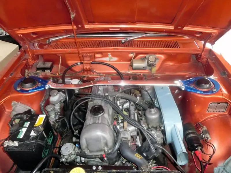 Cusco Type-Ii Oval Strut Bar 67-73 Datsun 510/Bluebird 1.6L Su Twin Carburetor | 235 540 A 1