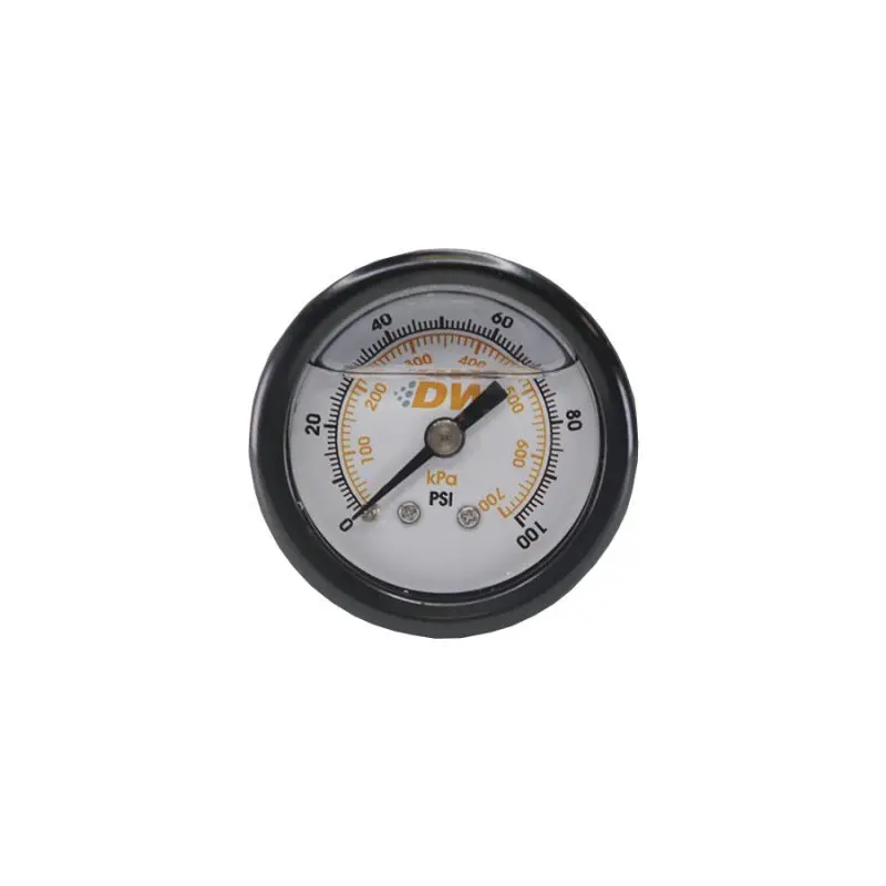 Deatschwerks 0-100 Psi 1/8In Npt Mechanical Fuel Pressure Gauge 1.5In Diameter Black Housing 1
