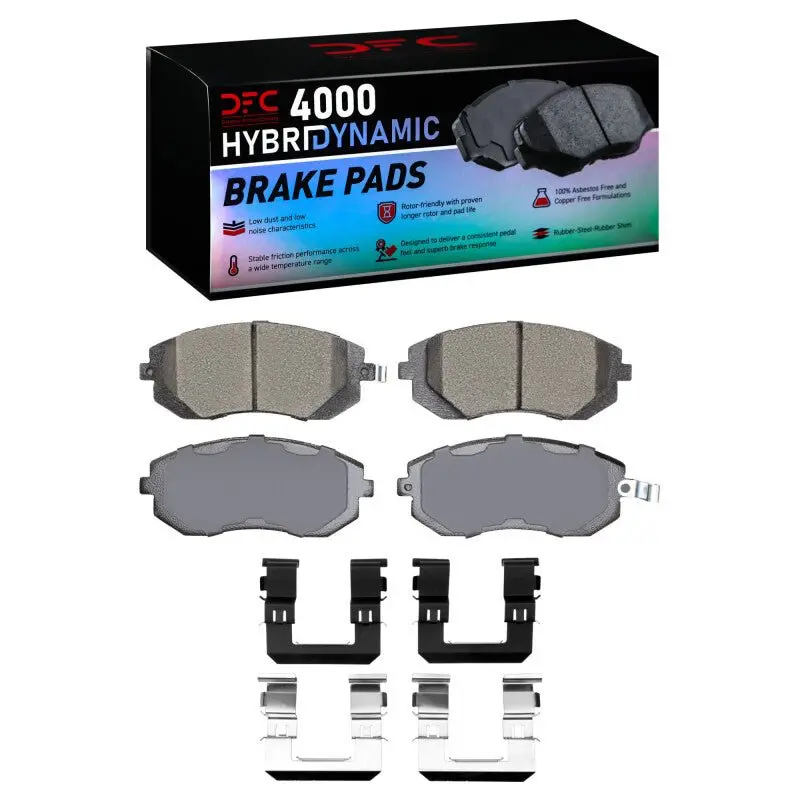 Dfc 02-10 Subaru Impreza Front 4000 Hybridynamic Brake Pads And Hardware Kit 1
