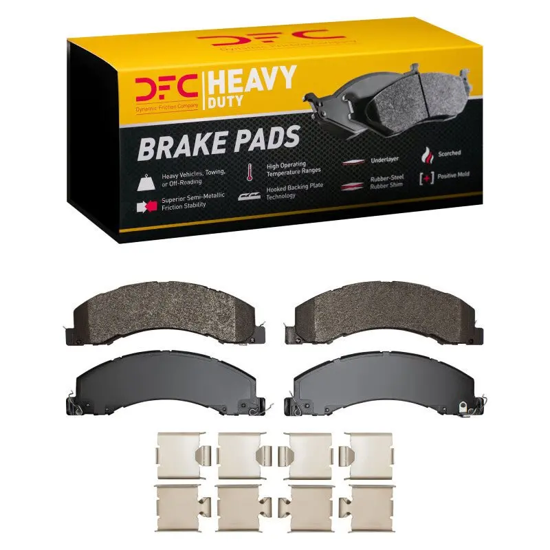 Dfc 08-10 Dodge Ram 4500 Rear/Front Heavy Duty Pads And Hardware Kit 1