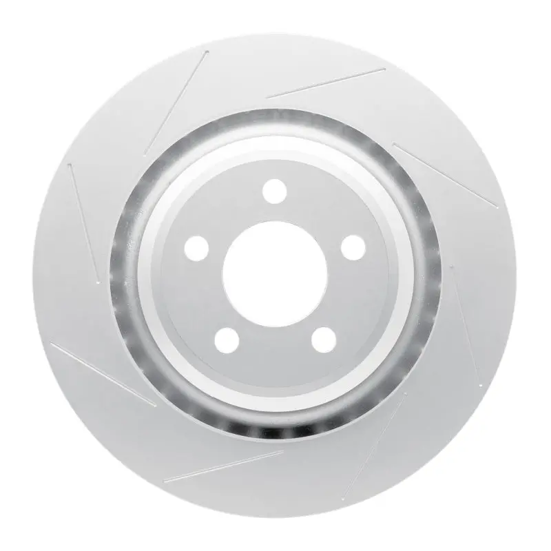 Dfc 08-20 Dodge Challenger Rear Slotted Hi-Carbon Alloy Geomet Coated Rotor 1