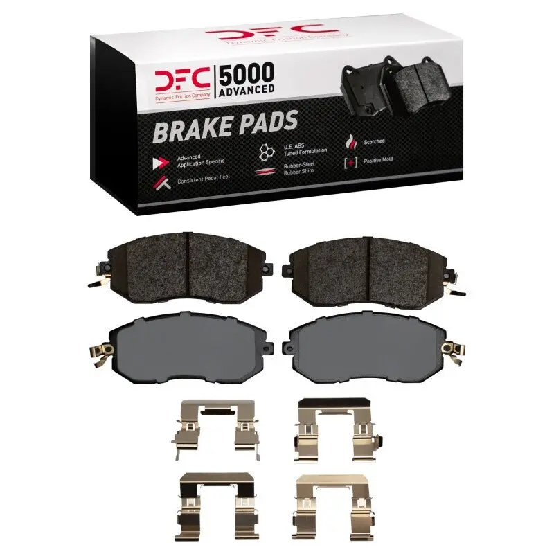 Dfc 10-20 Scion Fr-S Front 5000 Advanced Ceramic Brake Pads And Hardware Kit 1