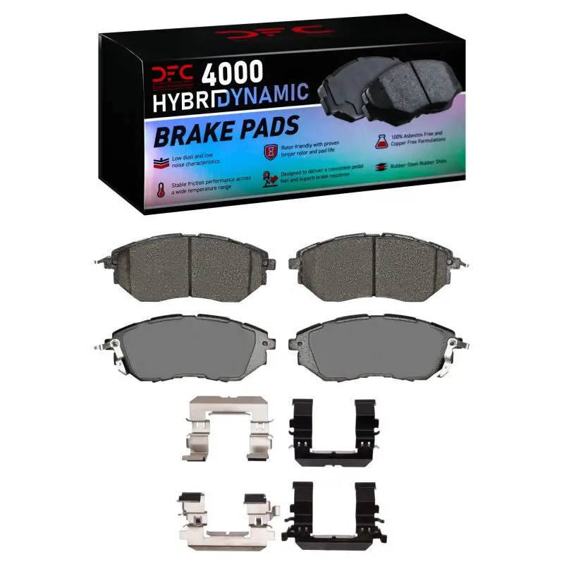 Dfc 15-21 Subaru Wrx Front 4000 Hybridynamic Brake Pads And Hardware Kit 1