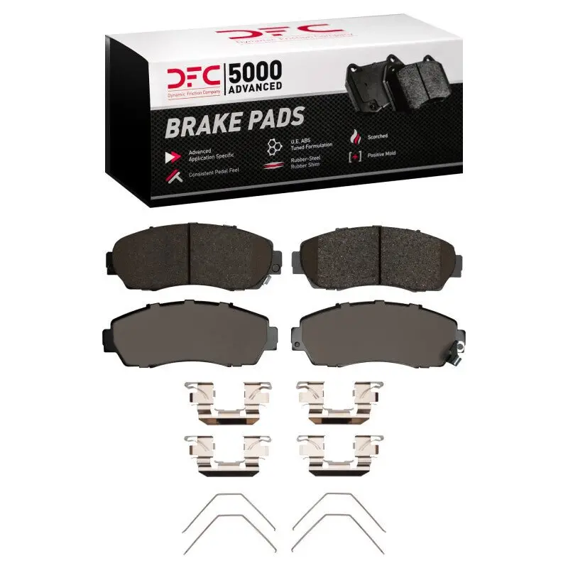 Dfc 16-19 Subaru Legacy Front 5000 Advanced Ceramic Brake Pads And Hardware Kit 1