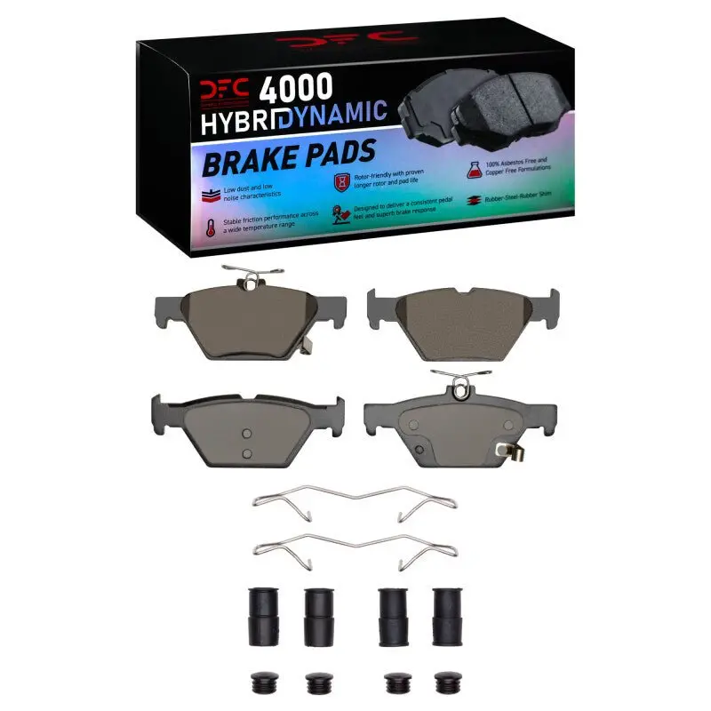 Dfc 16-25 Subaru Wrx Rear 4000 Hybridynamic Brake Pads And Hardware Kit 1