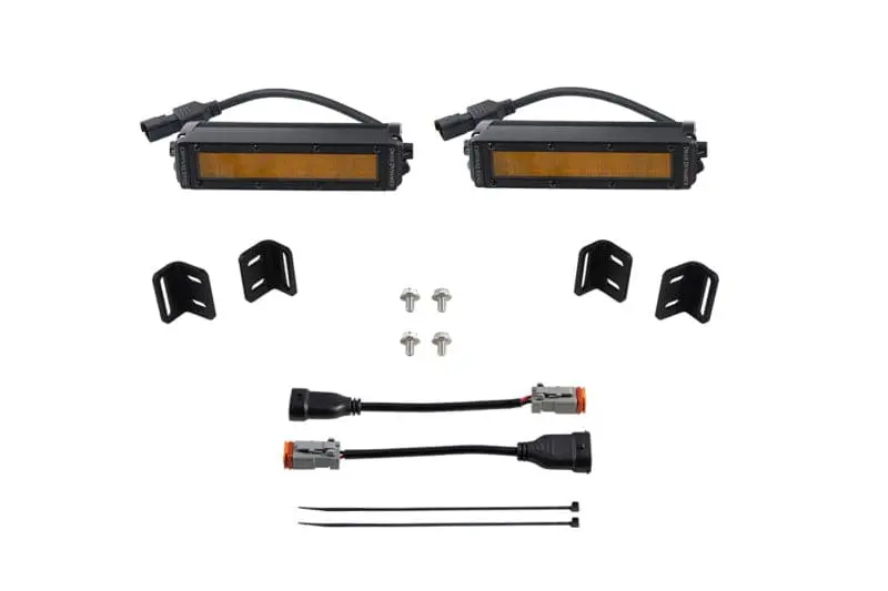 Diode Dynamics 2022+ Toyota Tundra Ss6 Led Fog Light Kit - Amber Wide (Dd7419) 1
