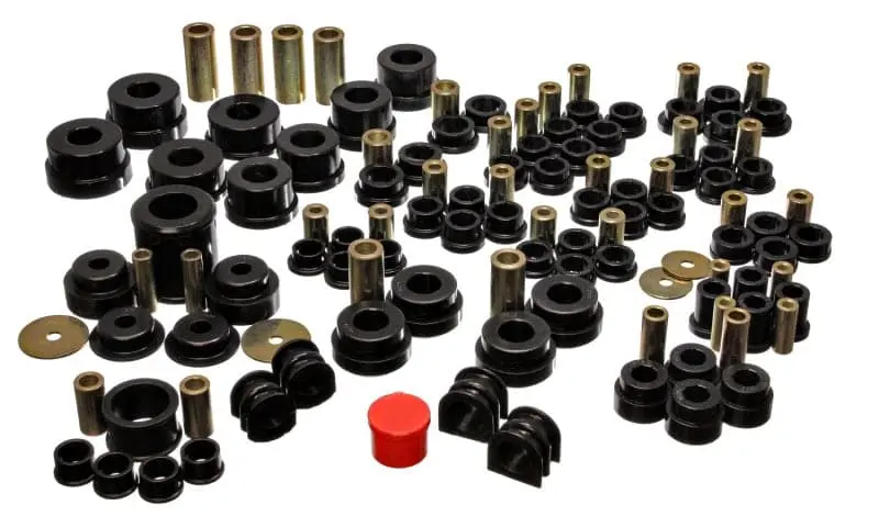Energy Suspension 03-09 Nissan 350Z / 03-07 Infinity G35 Coupe Black Hyper-Flex Master Bushing Set (7.18108G) 1