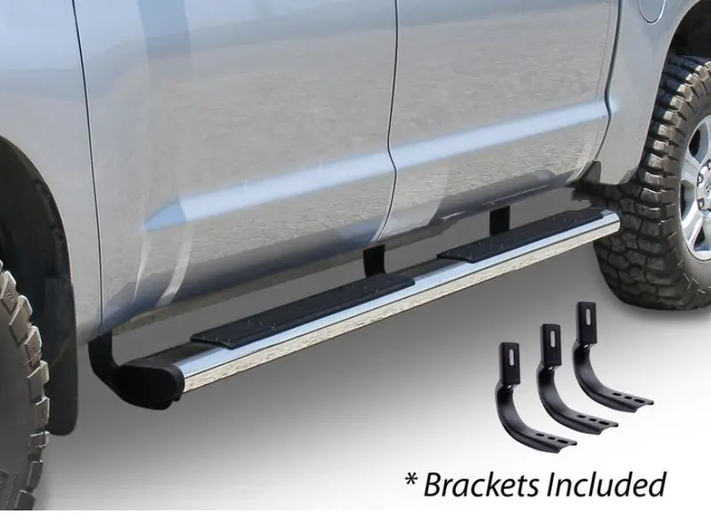 Go Rhino 2022+ Toyota Tundra Crew Max 4Dr 6In. Oe Xtreme Complete Kit W/Sidesteps + Brkts - Polished (686443587Ps) 1