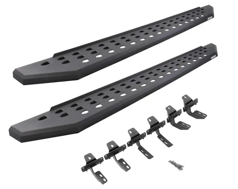 Go Rhino 2022+ Toyota Tundra Crew Max 4Dr Rb20 Kit W/Rb20 Running Board + Brkts - Tex. Blk (69443687Pc) 1