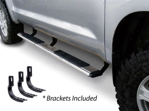Go Rhino 2022+ Toyota Tundra Dc 4Dr 5In. Oe Xtreme Low Profile Kit W/Sidesteps + Brkts - Polished (685443580Ps) 1