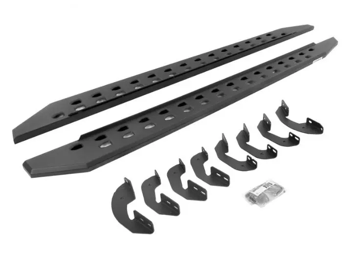 Go Rhino 2022+ Toyota Tundra Dc 4Dr Rb20 Slim Kit W/Rb20 Slim Running Board + Brkts - Tex. Blk (69443580Spc) 1