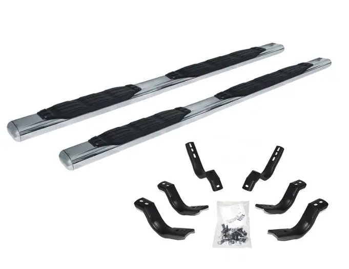 Go Rhino 2022+ Toyota Tundra Double Cab 4Dr 5In. 1000 Series Kit W/Sidestep + Brkts - Polished (105443580Ps) 1