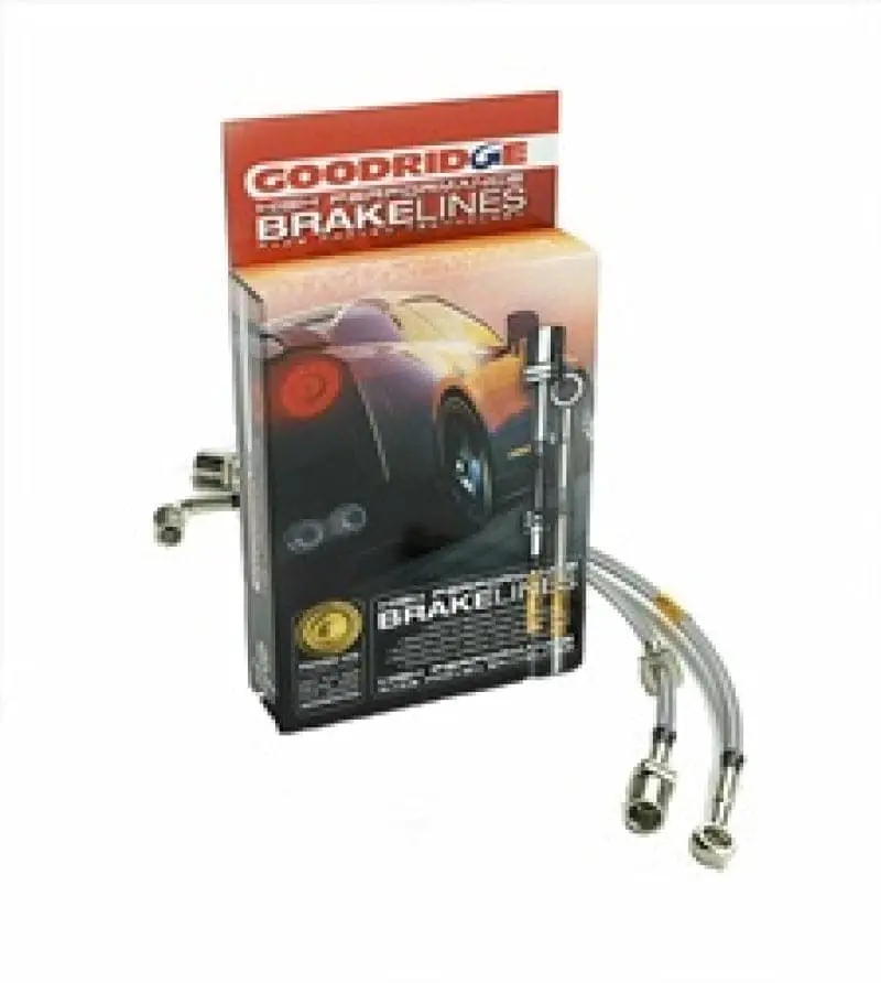 Goodridge 04-13 Mazda 3/Mazdaspeed3 Stainless Steel Brake Lines Kit 1