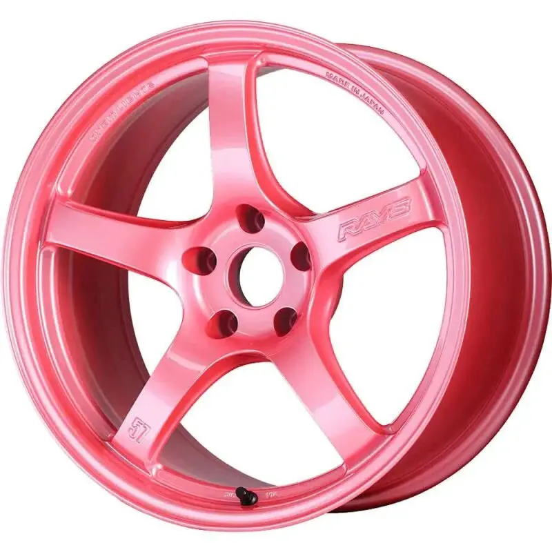 Gram Lights 57Cr 15X8.0 +35 4-100 Sakura Pink Wheel 1