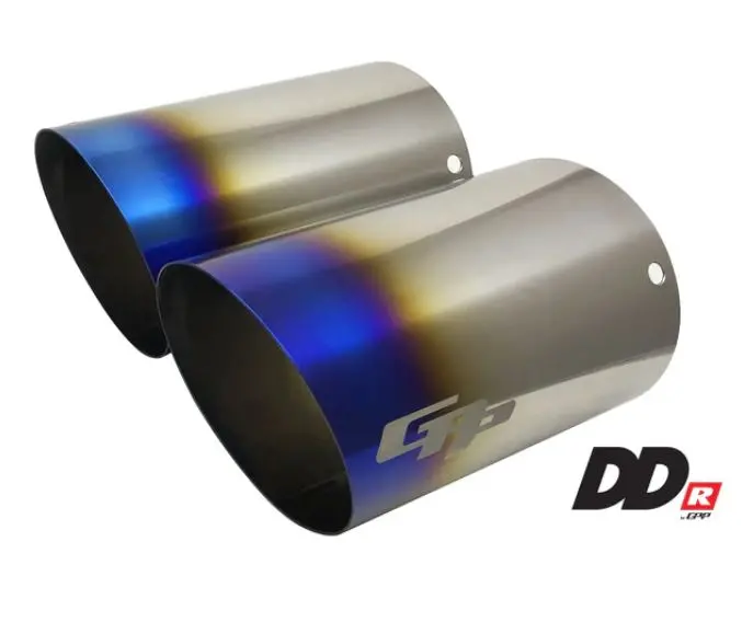 Greddy Dd-R Burnt Titanium Tips L=175Mm (Pair) (11002602) 1