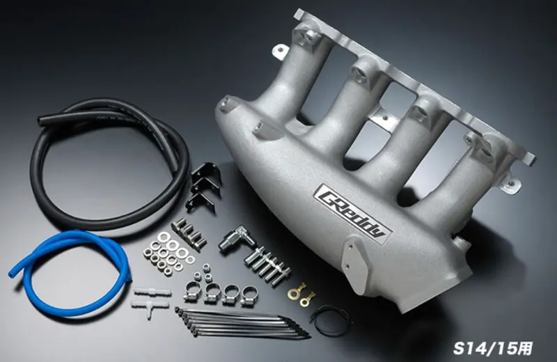 Greddy Nissan Sr20det S14/S15 Short Runner Intake Plenum For Stock Throttle Body (13522317) 1