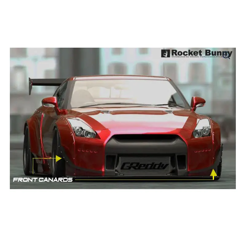 Greddy Rocket Bunny R35 V2 Front Canards (Frp) (17020636) 1