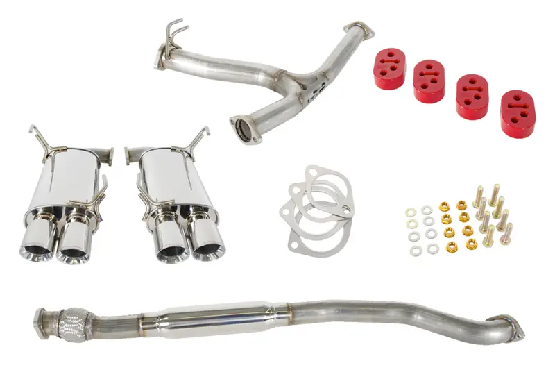Grimmspeed 11-20 Subaru Wrx/Sti Sedan Resonated Catback Exhaust System 1