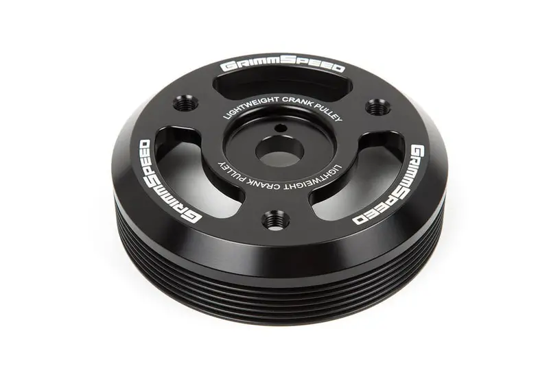 Grimmspeed 13+ Subaru Brz / 13+Toyota 86/Fr-S / 15-18 Subaru Wrx Lightweight Crank Pulley-Black (Grm095023) 1