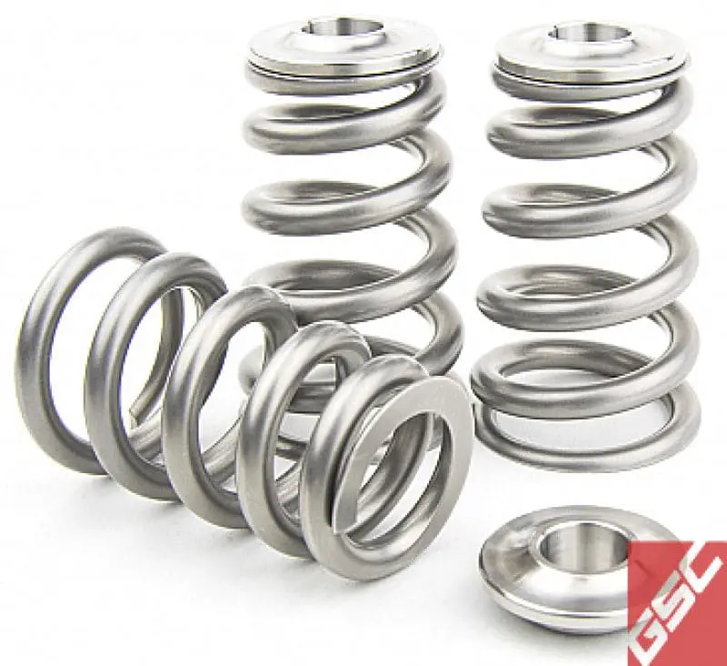 Gsc P-D Toyota 2Jz-Gte Extreme Pressure Single Conical Valve Spring And Ti Retainer Kit (5086) 1