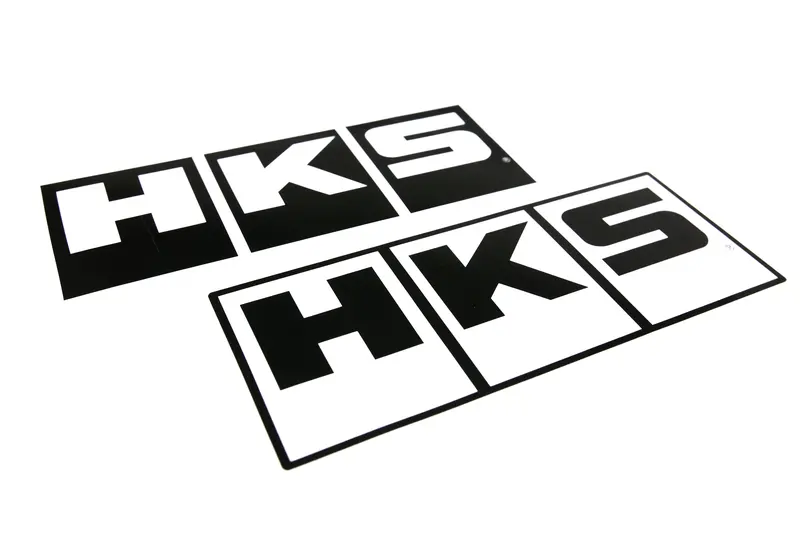 Hks Logo 4X2" Sticker  **Hks Usa Exclusive** 1