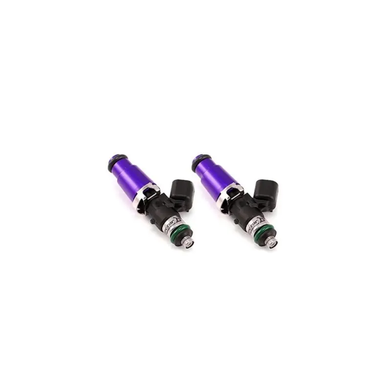 Injector Dynamics Id1050x Injectors - 60Mm Length - 14Mm Purple Top - 14Mm Lower O-Ring (Set Of 2) 1