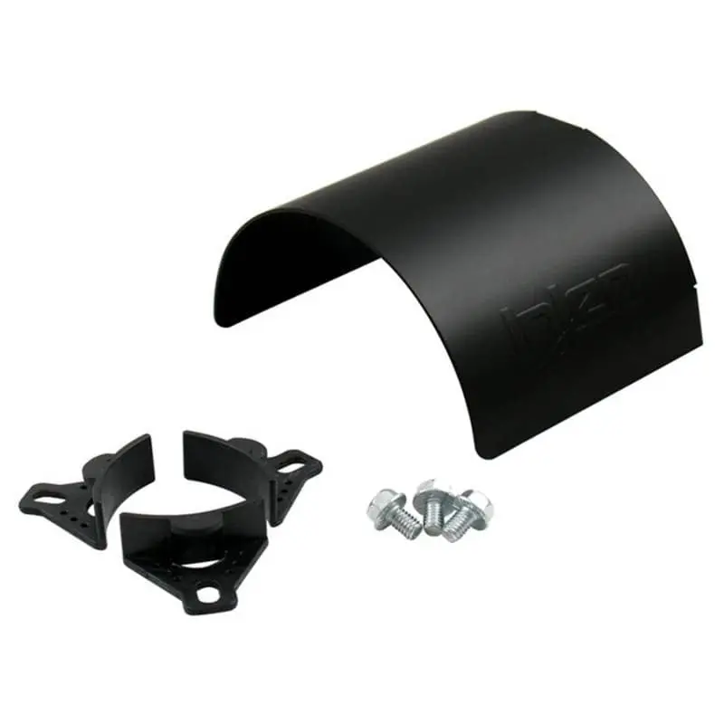 Injen Aluminum Air Filter Heat Shield Universal Fits 3.50 Black (Injhs3500blk) 1