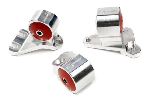 Innovative 02-06 Acura Rsx K-Series Silver Aluminum Mounts 75A Bushings (Not K24 Trans) 1