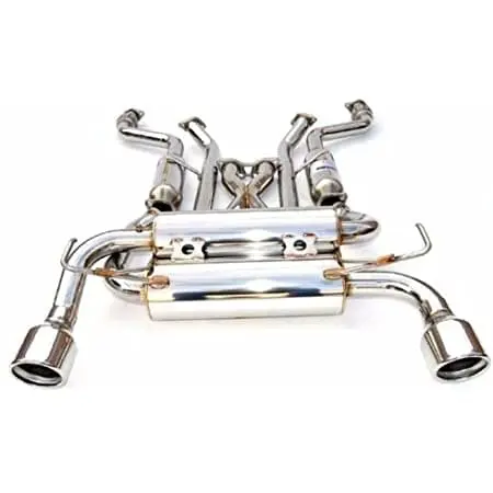 Invidia 02-08 Nissan 350Z Gemini Rolled Stainless Steel Tip Cat-Back Exhaust 1