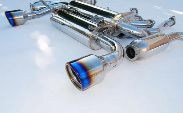 Invidia 02-08 Nissan 350Z Gemini Rolled Titanium Tip Cat-Back Exhaust 1