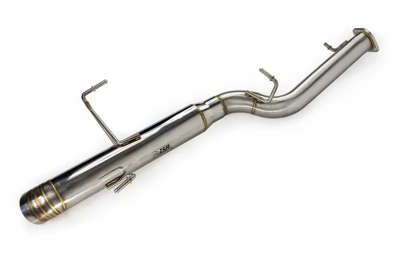 Isr Performance Series Ii - Ep Single Tip Blast Pipe Exhaust - Resonated - 95-98 Nissan 240Sx (S14) (Is-S2epsr-S14) 1