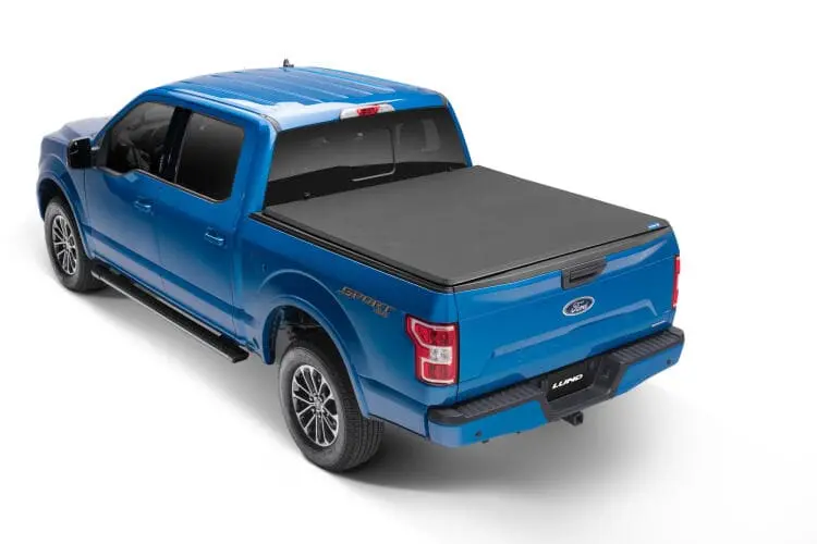Lund 2022 Toyota Tundra 6.7Ft Bed Genesis Elite Tri-Fold Tonneau Twill - Black (Lnd958225) 1