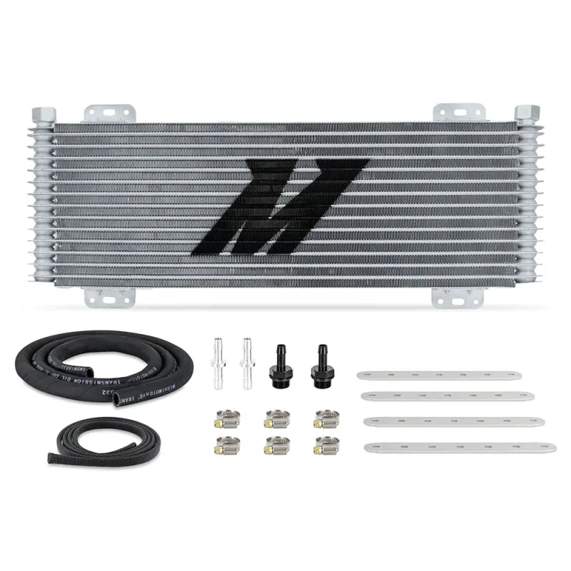 Mishimoto 13-Row Stacked Plate Transmission Cooler - Silver (Mmtc-Sp-13Sl) 1